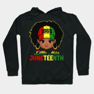 Celebrate Juneteenth 1865 Is My Independence Day Melanin Kid Hoodie